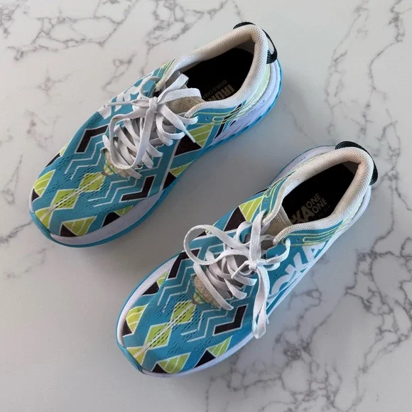 Hoka Ironman Kona Carbon X - Scuba Blue / White - Women's Size 10, Men's Size 9